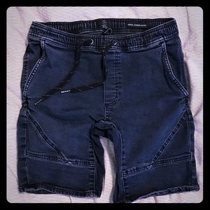 Men’s jean jogger shorts